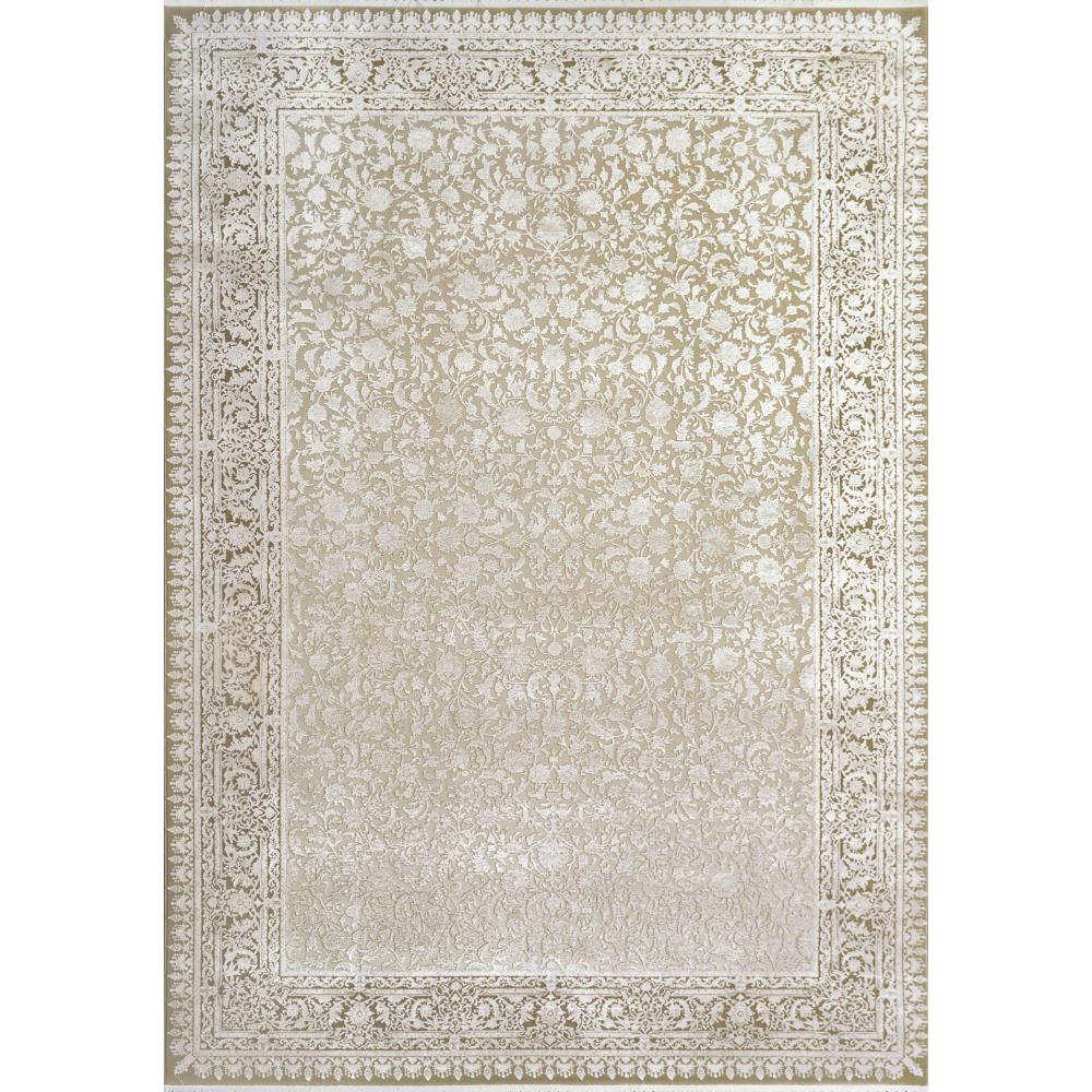 RU7102187810 6 ft. 7 in. x 9 ft. 6 in. Ruby Transitional Rectangle Area Rug, Beige & Ivory