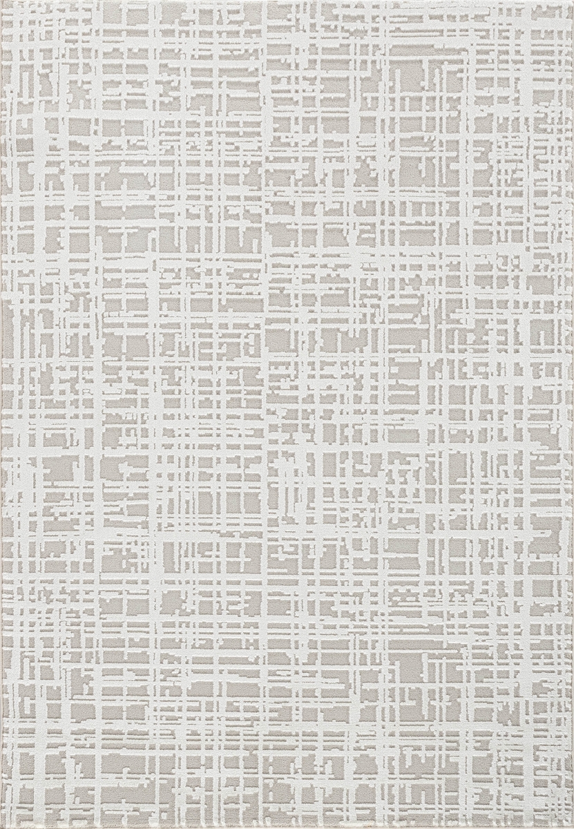 TL696928810 5 ft.-3 in. x 7 ft.-7 in. Timeless Machine-Made Rectangle Area Rug, Beige & Ivory