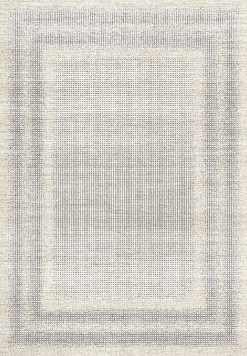 CM696835890 5 ft.-3 in. x 7 ft.-7 in. Cosmo Machine-Made Rectangle Area Rug, Beige & Grey