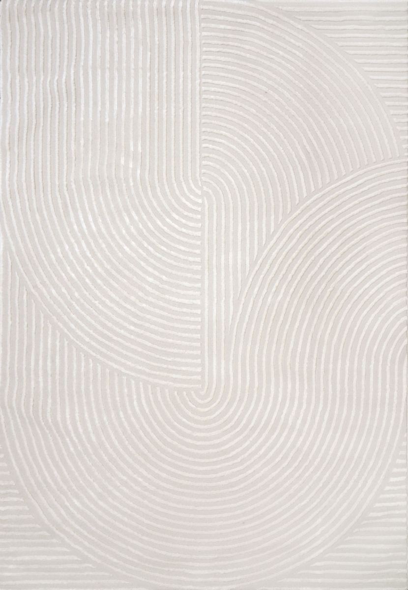 RR9129363190 7 ft. 9 in. x 10 ft. Rori Contemporary & Modern Rectangle Area Rug, Ivory