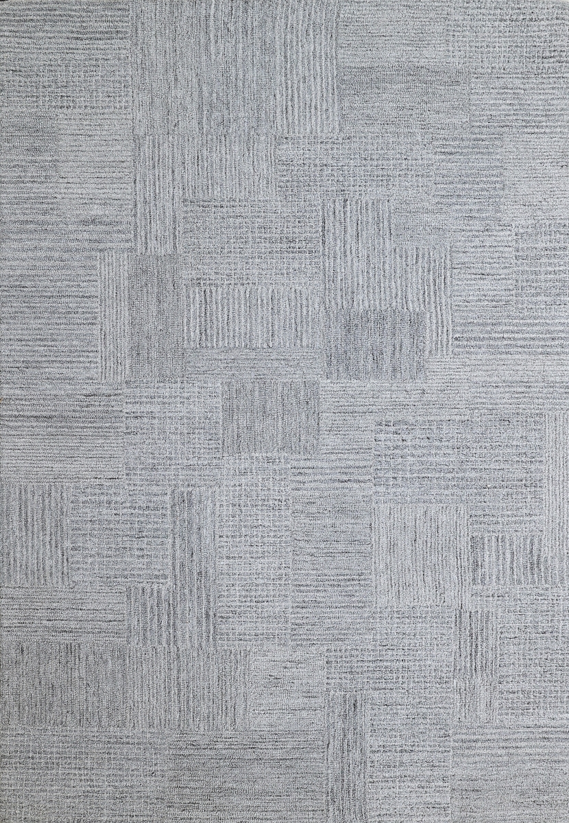 FV587662919 5 x 8 ft. Forever Contemporary & Modern Rectangle Area Rug, Light Grey & Silver