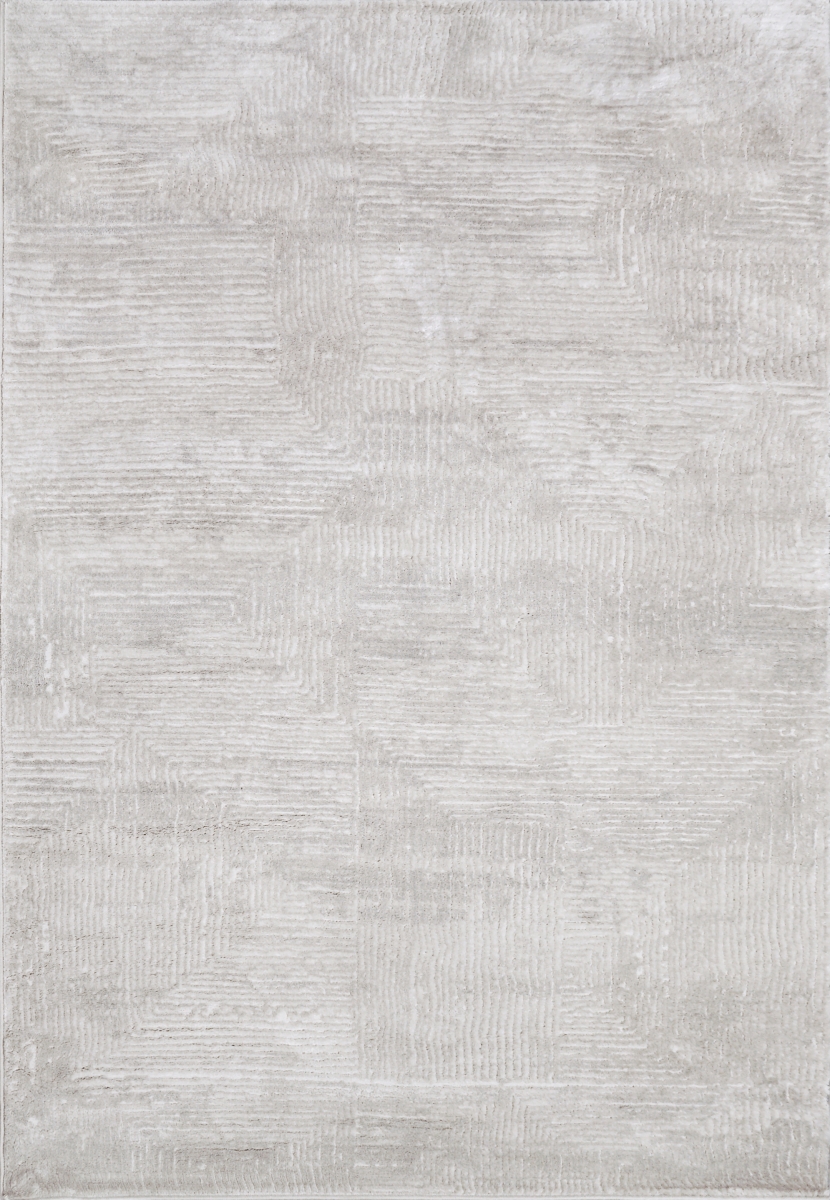 AE9123752910 7.10 x 9.6 ft. Arten Contemporary & Modern Rectangle Area Rug, Light Grey