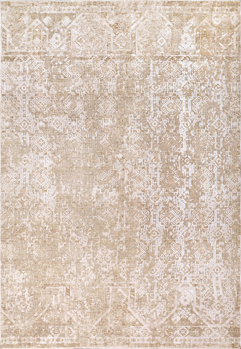 SH695972890 5.3 x 7.7 ft. Sahara Transitional & Geometric Rectangle Area Rug, Beige & Grey