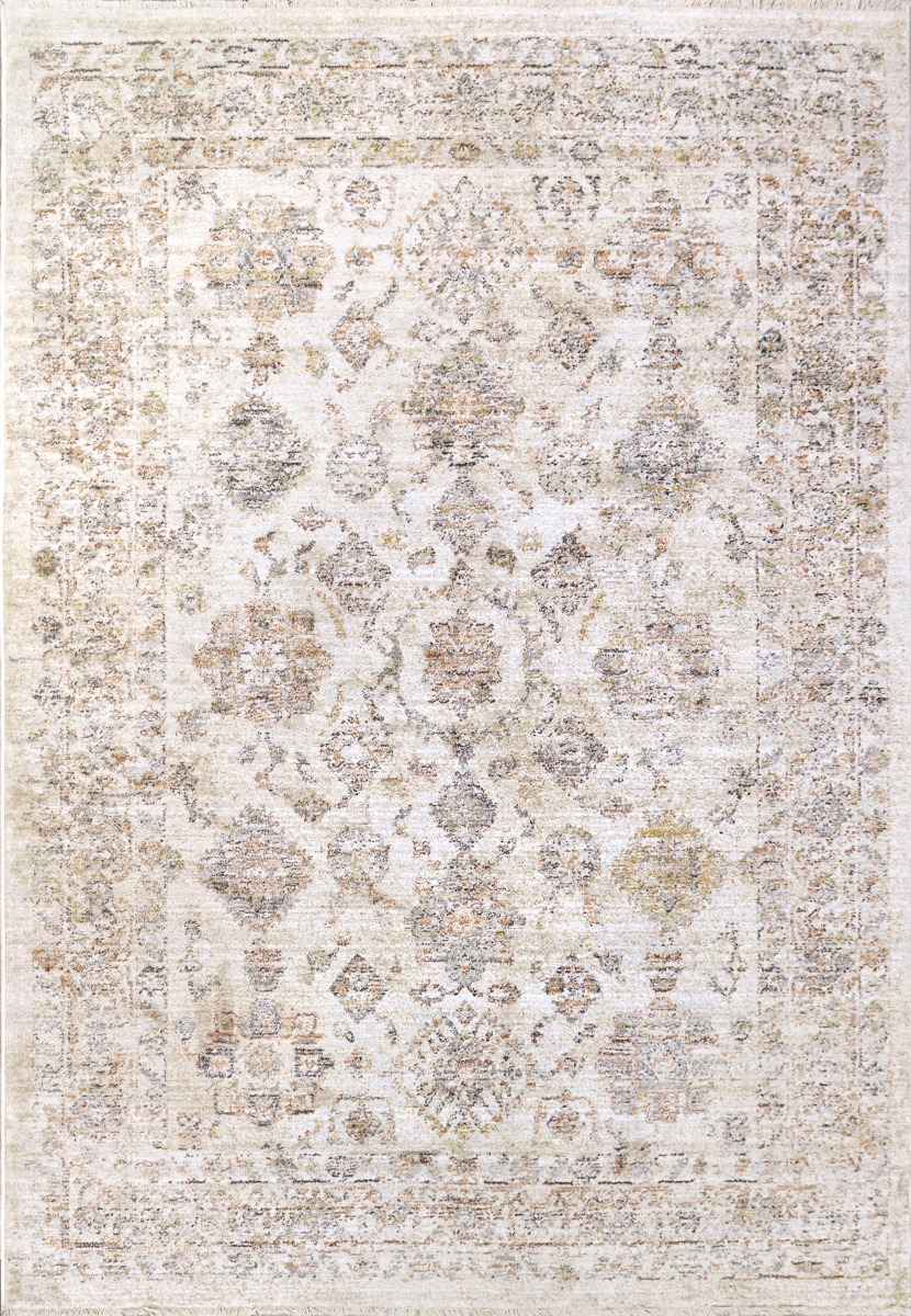 RJ7104181989 6.7 x 9.10 ft. Rojin Transitional Rectangle Area Rug, Grey & Beige - Multi Color