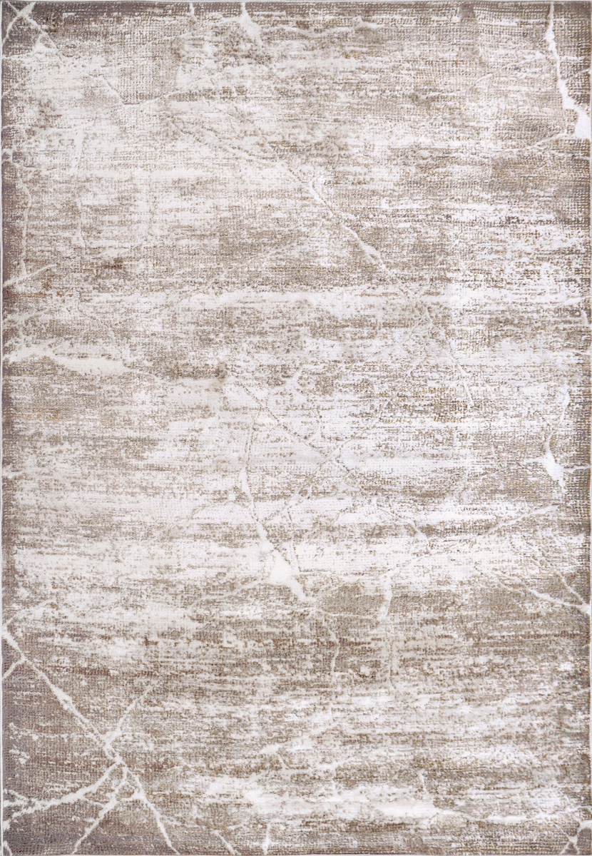 OB699536180 5.2 x 7 ft. Obsession Contemporary & Modern Rectangle Area Rug, Cream & Beige