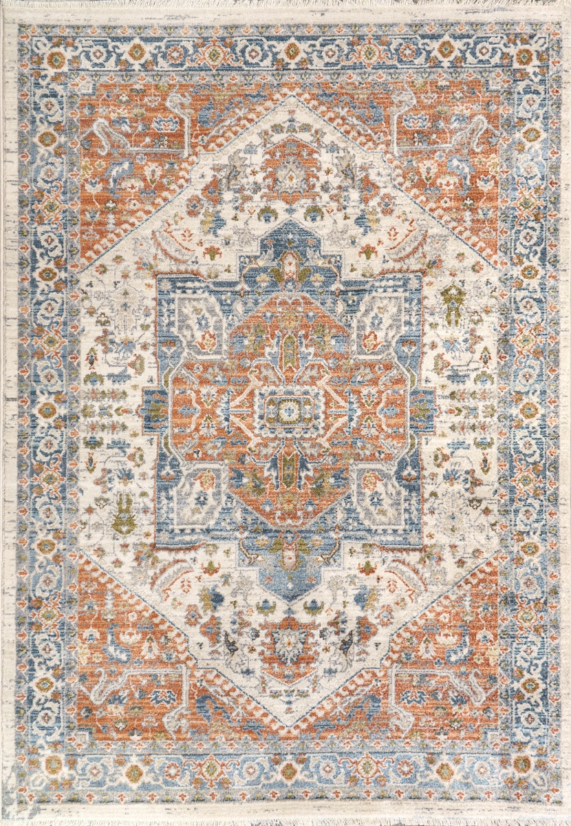 JN696887899 5.3 x 7.7 ft. Juno Traditional & Classic Rectangle Area Rug, Beige & Multi Color