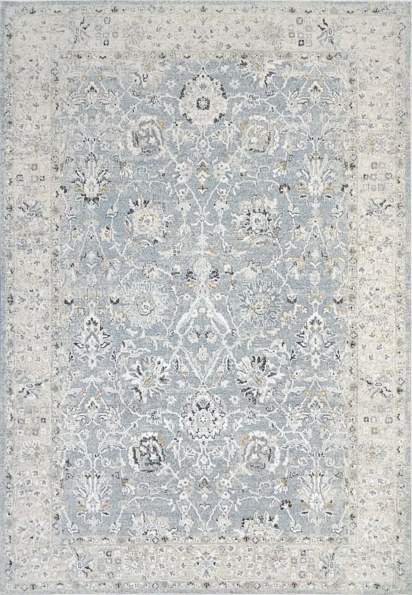 AL12157604580 12 x 15 ft. Annalise Transitional Rectangle Area Rug, Blue & Beige