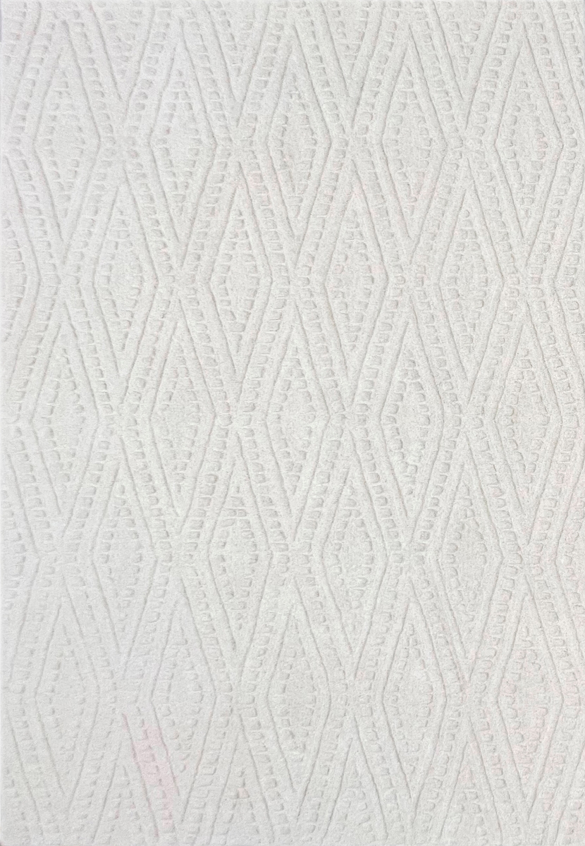 AA7108554100 6 x 9 ft. Aria Contemporary & Modern Rectangle Area Rug, Ivory