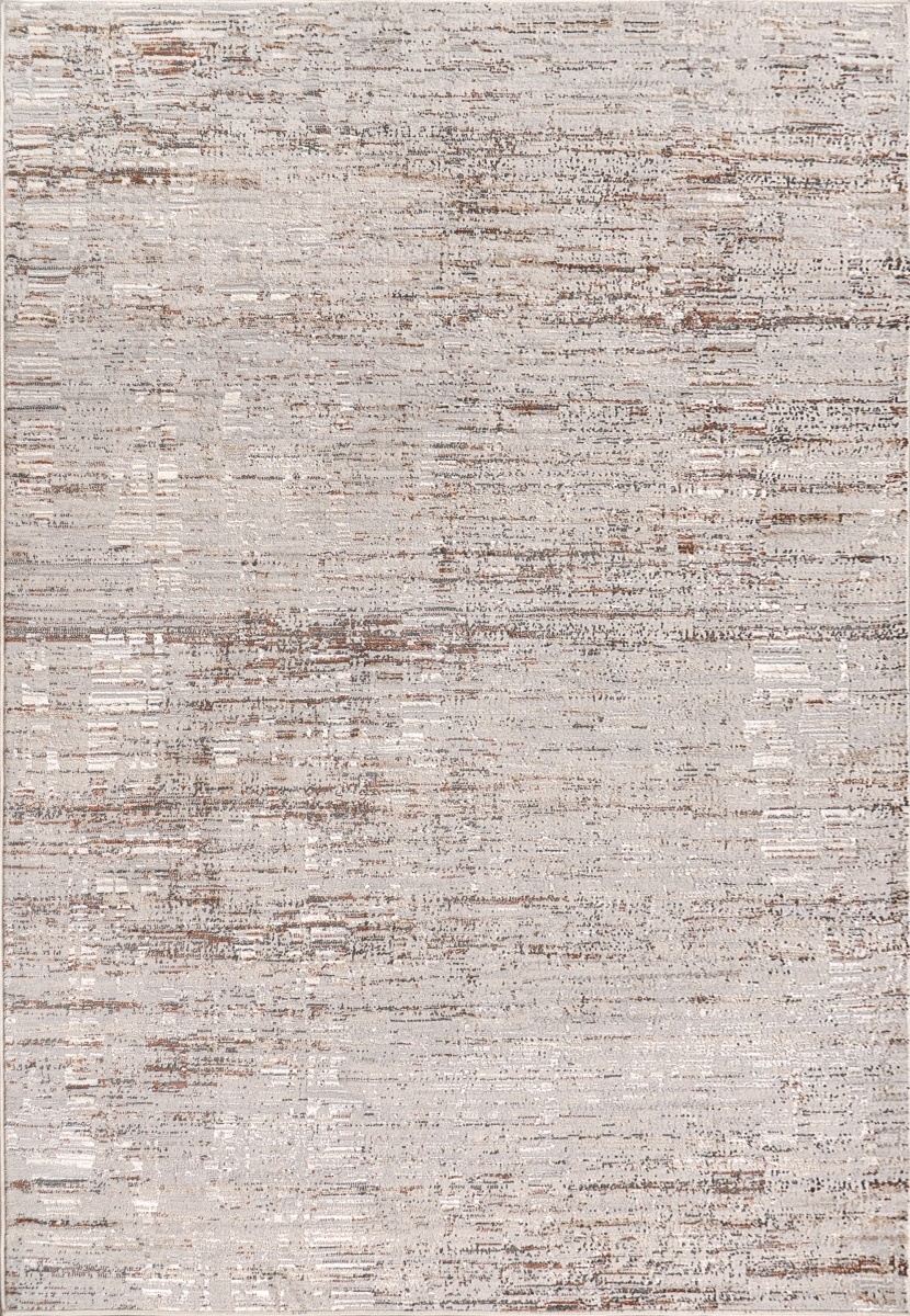 MR698053993 5.3 x 7 ft. Marina Contemporary Modern & Abstract Rectangle Area Rug, Dark Grey & Rose