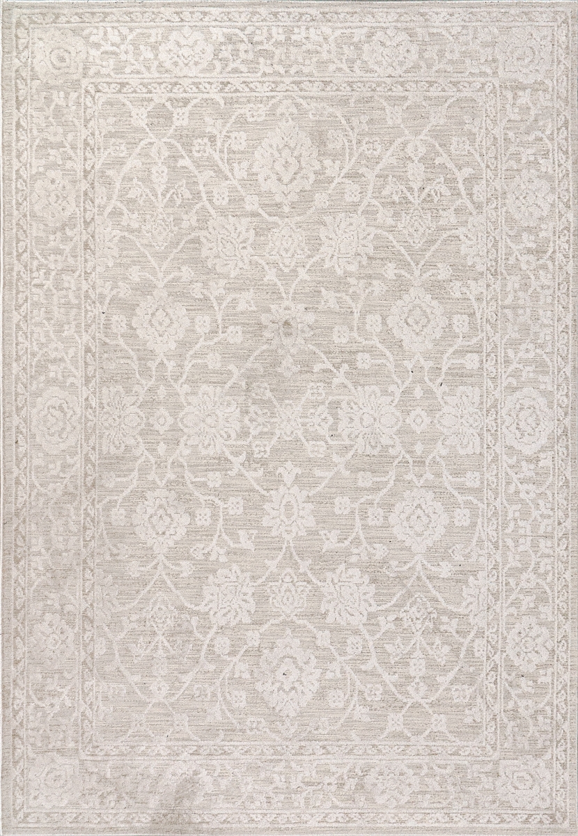 HM91210600100 7.10 x 10.6 ft. Hamilton Traditional Classic & Floral Rectangle Area Rug, Cream