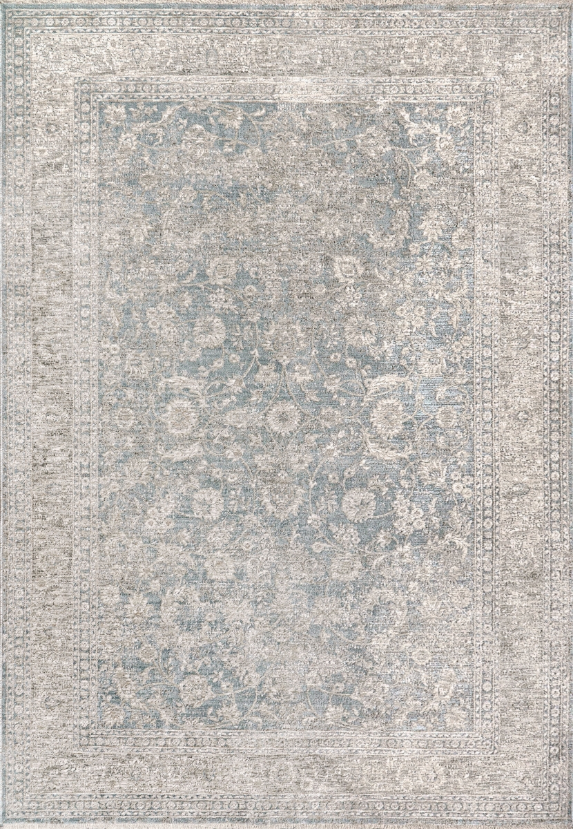 DH3512040580 2.7 x 4.11 ft. Dharma 12040-580 Transitional Rectangle Area Rug - Light Blue & Beige