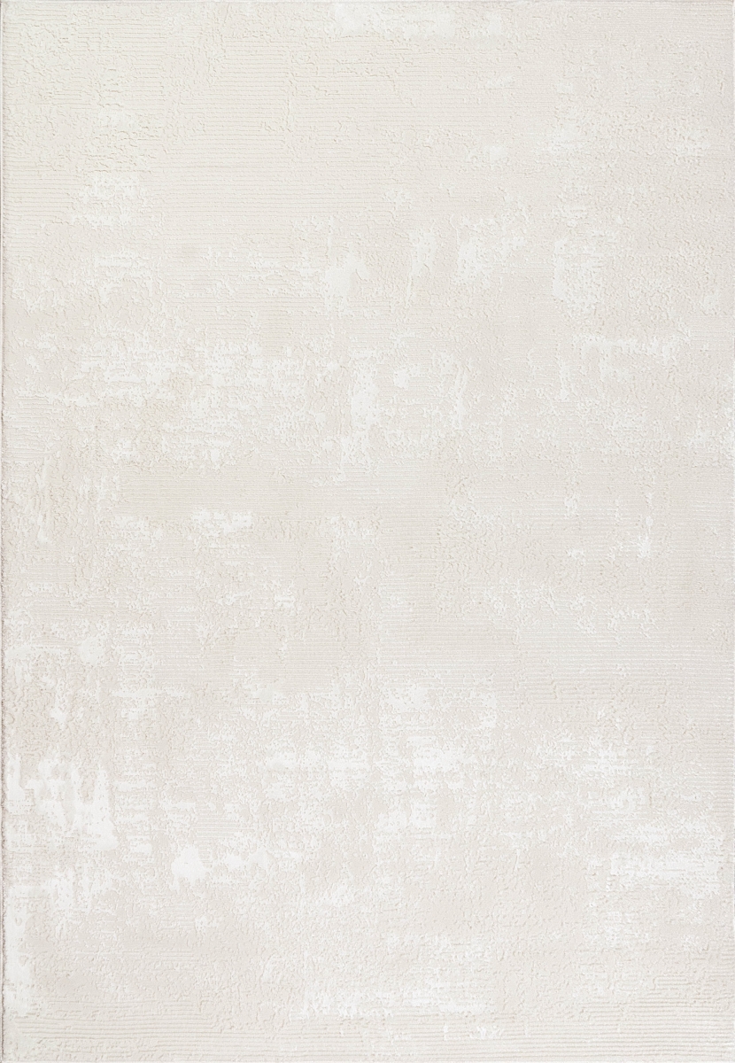 RR699379100 5.3 x 7 ft. 9379-100  Rectangle Machine Made Area Rug, Ivory