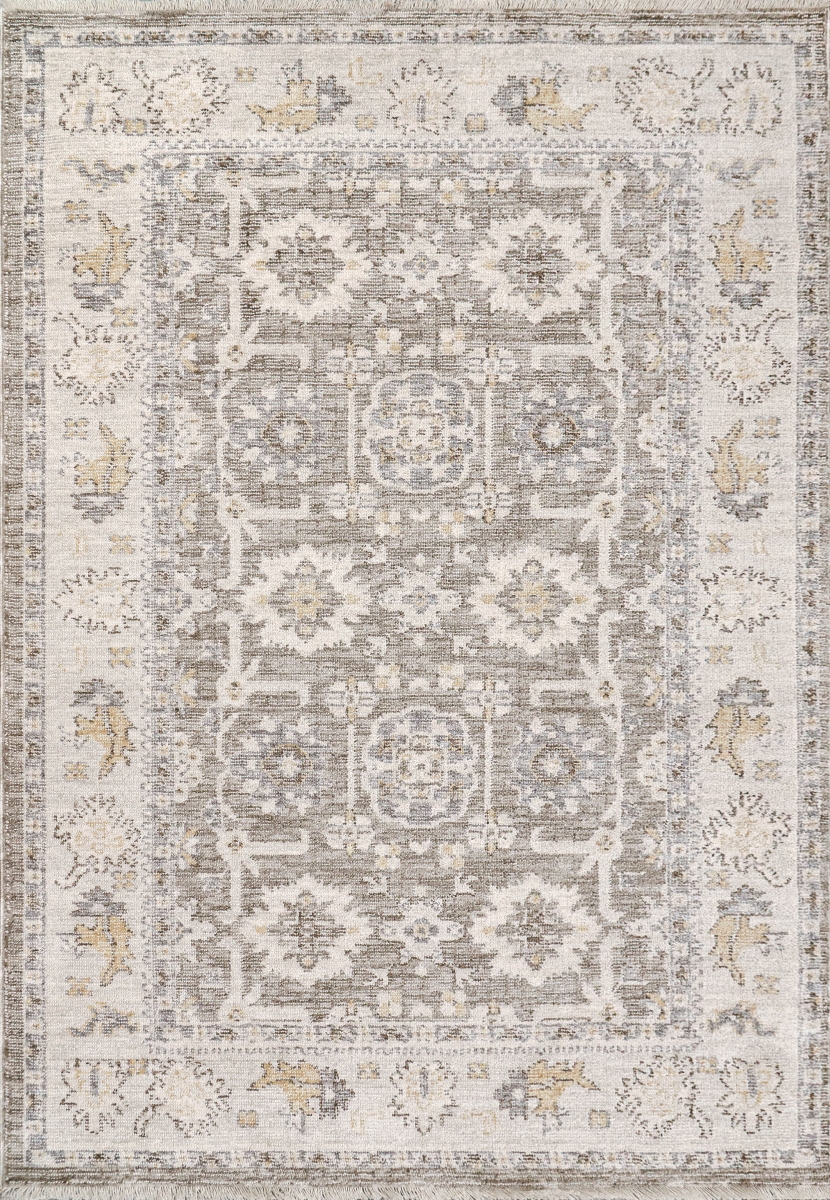 CP91213507190 7.10 x 10 ft. Calypso Transitional & Bohemian Rectangle Area Rug, Ivory & Grey