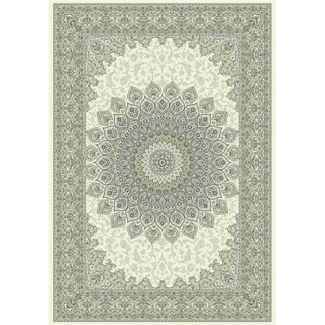 Picture of Dynamic Rugs AN1014570906666 Ancient Garden Rectangular Rug&#44; Cream & Grey - 9 ft. 2 in. x 12 ft. 10 in.