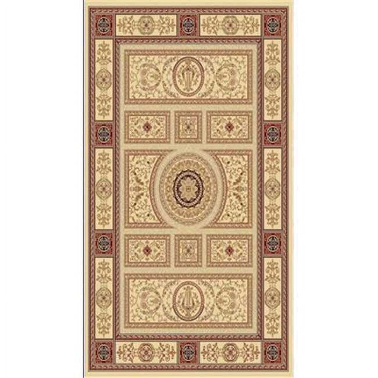 LE91258021102 Legacy Rectangular Rug- Ivory - 7 ft. 10 in. x 10 ft. 10 in.