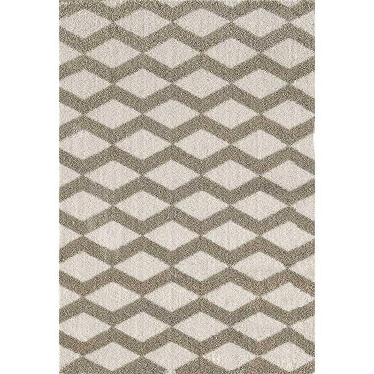 Picture of Dynamic Rugs SI245904111 Silky Shag Rectangular Rug&#44; White - 2 ft. x 3 ft. 3 in.