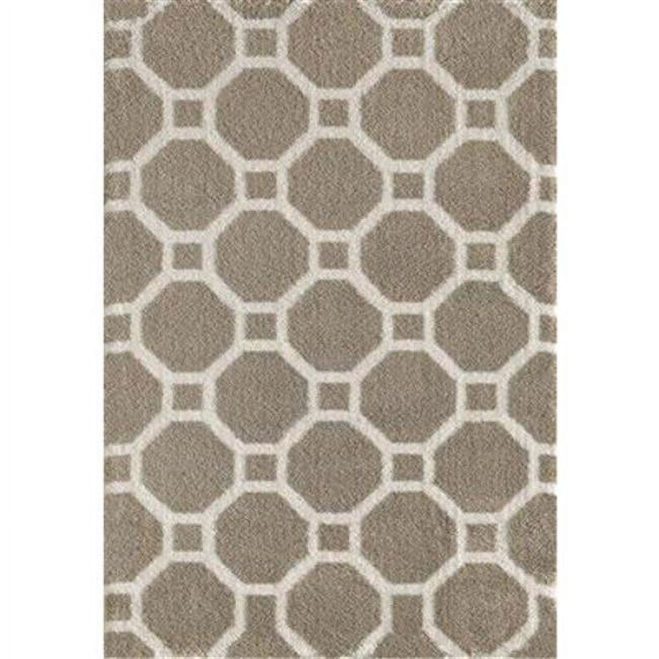 Picture of Dynamic Rugs SI10145903115 Silky Shag Rectangular Rug&#44; Beige - 9 ft. 2 in. x 12 ft. 10 in.
