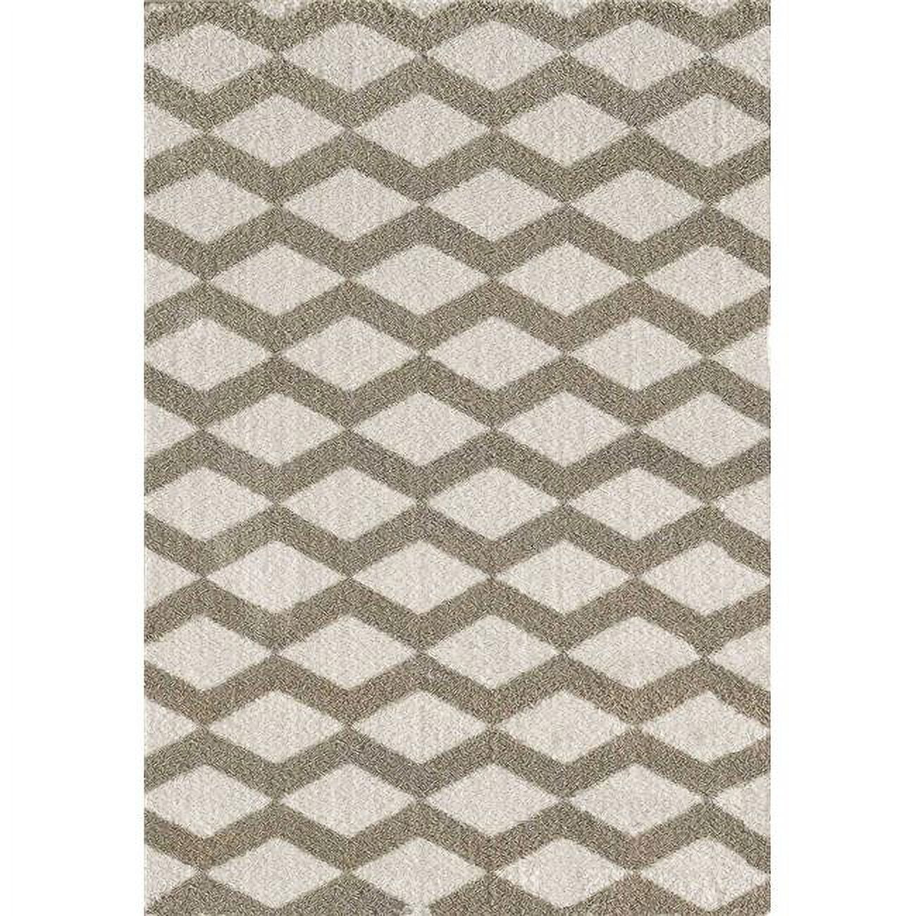 Picture of Dynamic Rugs SI10145904111 Silky Shag Rectangular Rug&#44; White - 9 ft. 2 in. x 12 ft. 10 in.