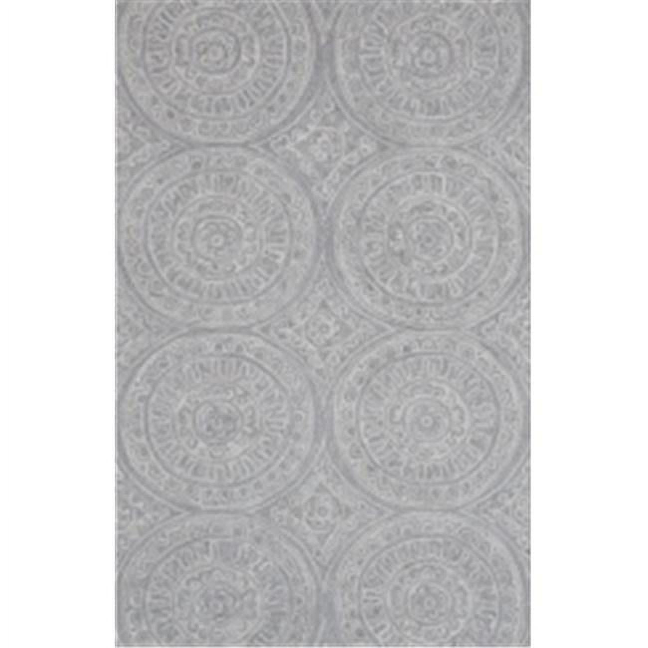 Picture of Dynamic Rugs GL10147866140 Galleria Rugs, Silver - 9.2 x 12.6 in.