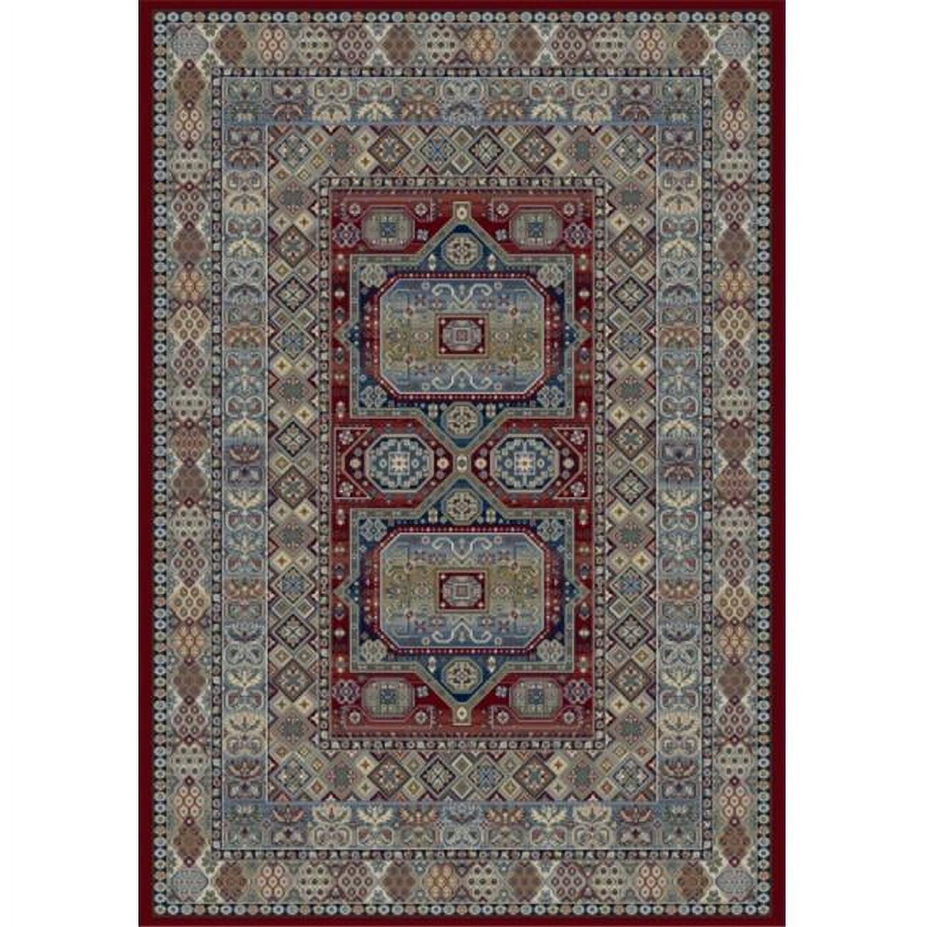Picture of Dynamic Rugs AN24571471454 Ancient Garden Rugs&#44; Red - 2 x 3.11 in.