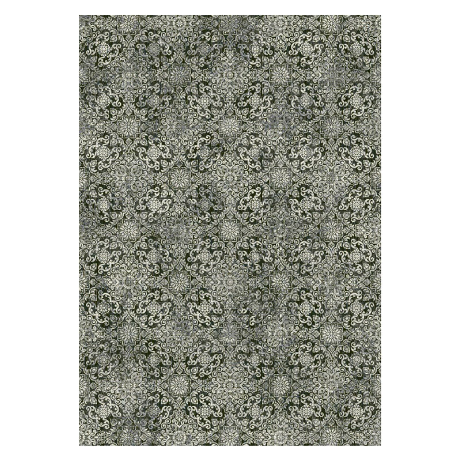 Picture of Dynamic Rugs AN1014571623696 Ancient Garden Rugs&#44; Steel Blue - 9.2 x 12.10 in.