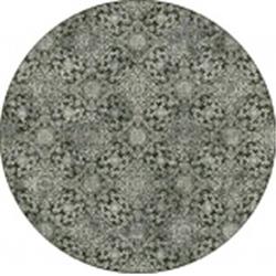 Ancient Garden Round Rugs, Steel Blue - 7.10 in.