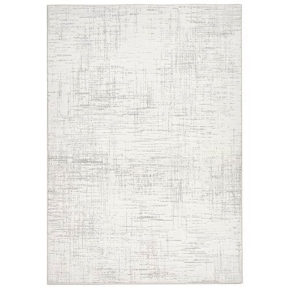 Picture of Dynamic Rugs MS71012189910 Mysterio Rugs&#44; Silver - 6.7 x 9.6 in.