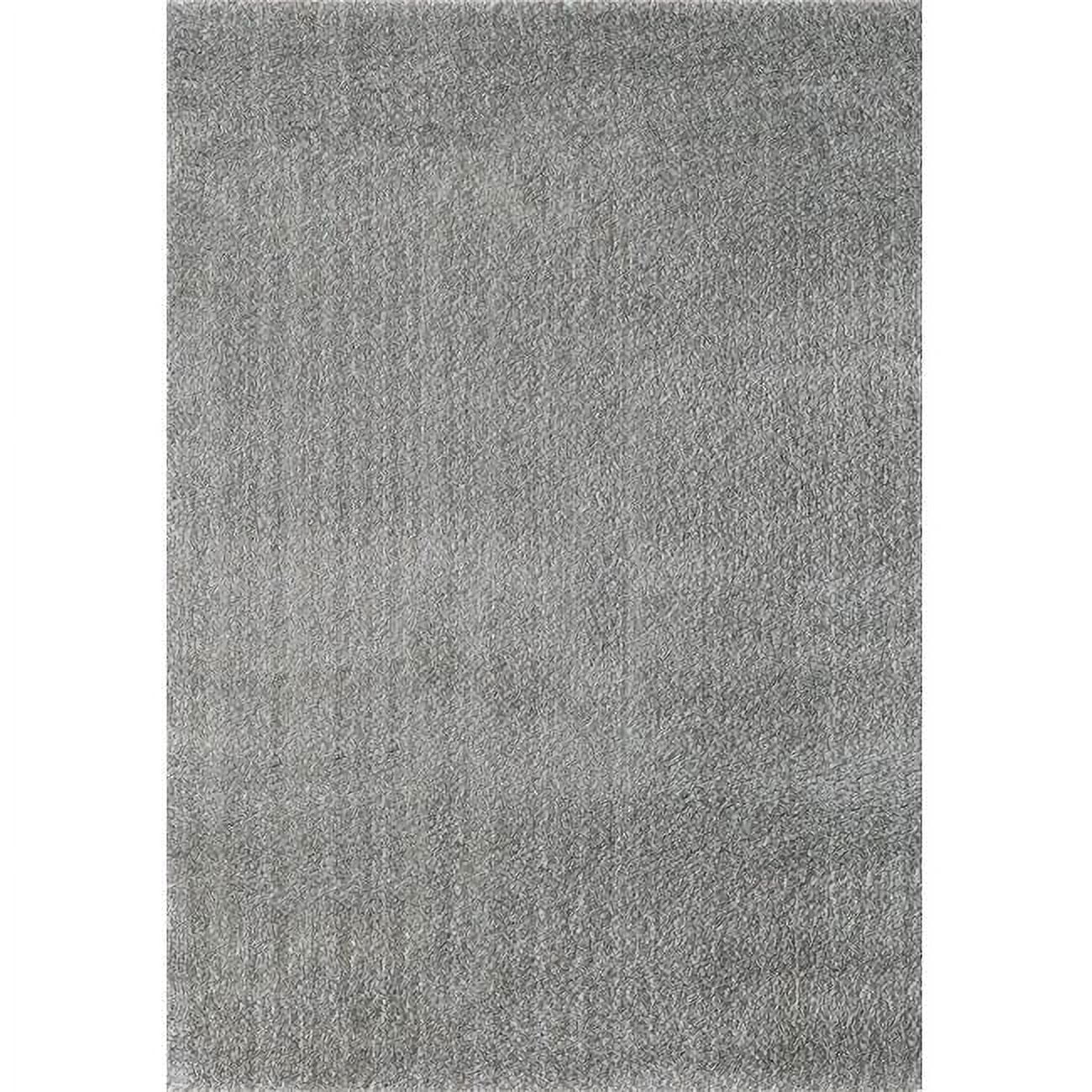 Picture of Dynamic Rugs SI9125900901 7 ft. 10 in. x 10 ft. 10 in. Silky Shag 5900 Rectangle Contemporary Rug - 901 Silver