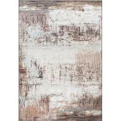 EC46633936474 3 ft. 11 in. x 5 ft. 7 in. Eclipse 63393 Rectangle Contemporary Area Rug - 6474 Beige & Rust