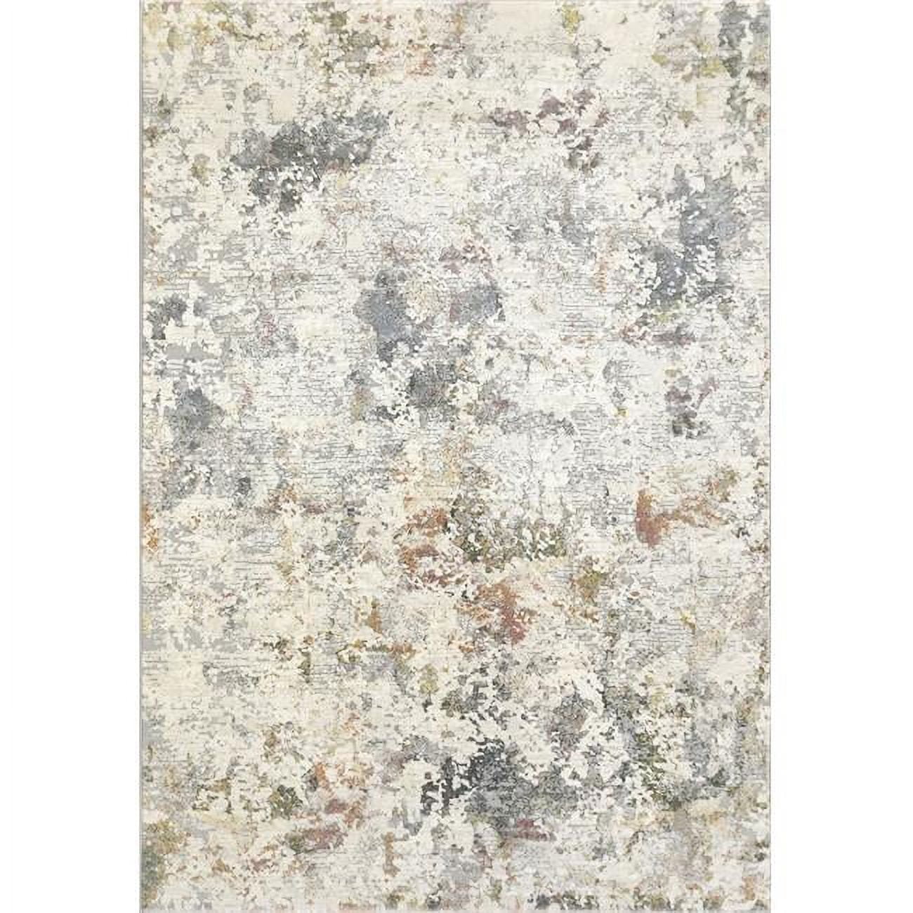 CO28520236464 2 ft. 2 in. x 7 ft. 7 in. Couture 52023 Rectangle Contemporary Area Rug - 6464 Grey & Blue