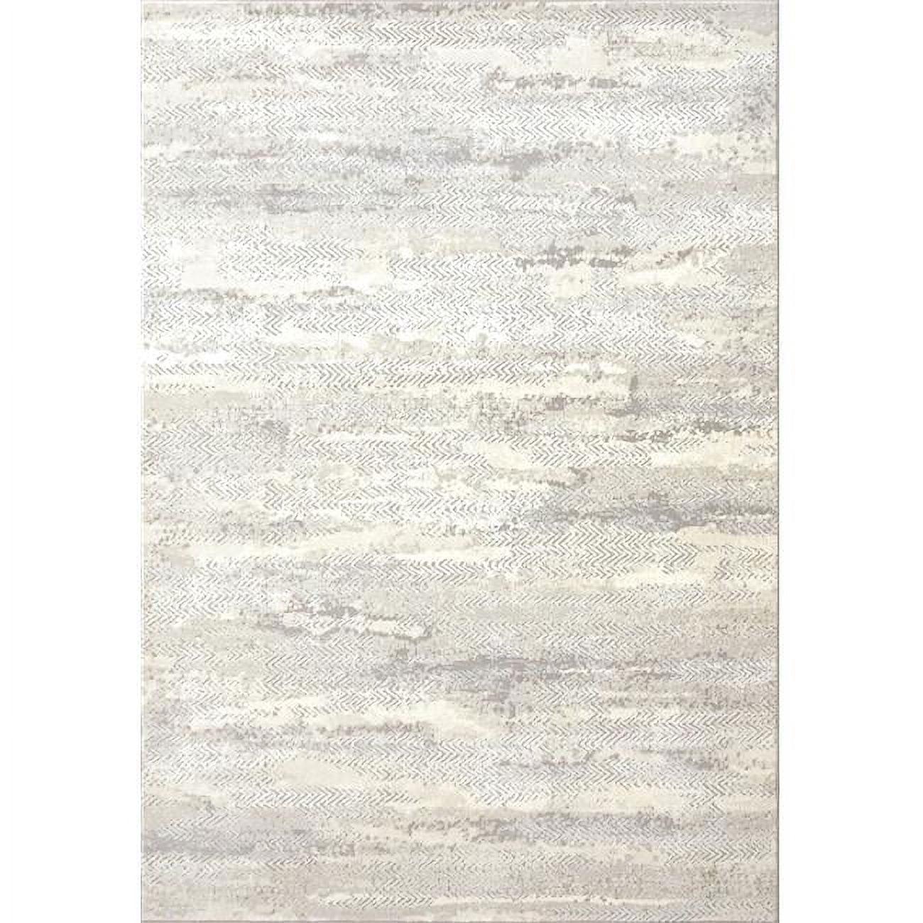 CO28520286424 2 ft. 2 in. x 7 ft. 7 in. Couture 52028 Rectangle Contemporary Area Rug - 6424 Grey