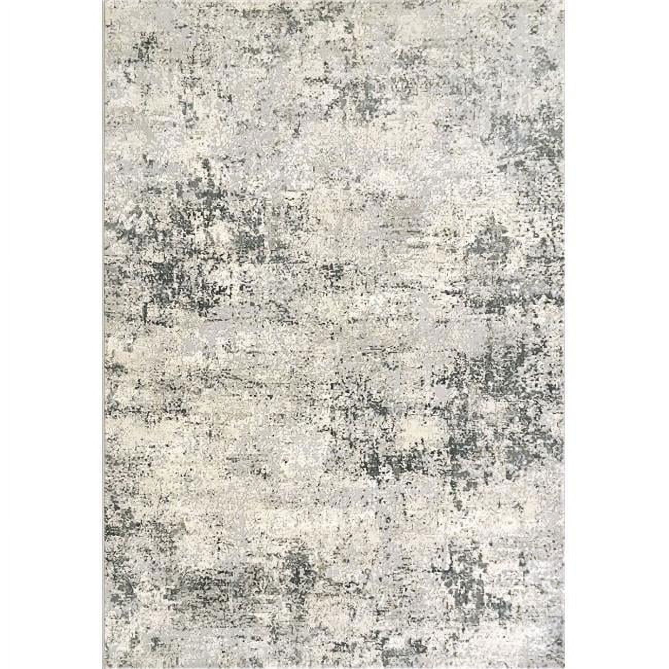 Picture of Dynamic Rugs CO46520296454 3 ft. 11 in. x 5 ft. 7 in. Couture 52029 Rectangle Contemporary Area Rug - 6454 Ivory & Grey