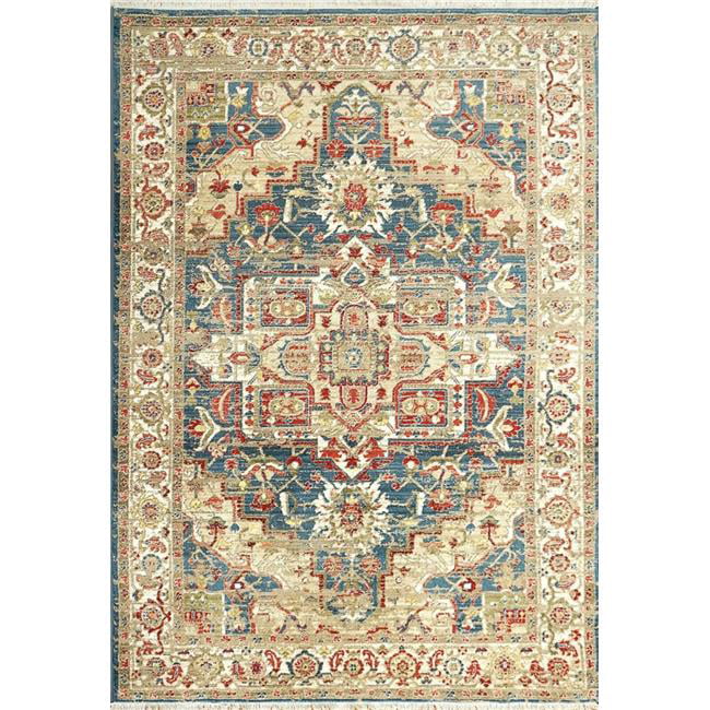 JN9126882530 7 ft. 10 in. x 10 ft. Juno 6882 Rectangle Transitional Area Rug - 530 Navy & Red