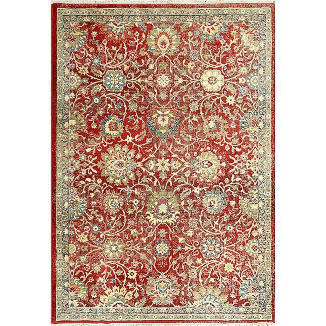 JN246883300 2 ft. x 3 ft. 11 in. Juno 6883 Rectangle Transitional Area Rug - 300 Red
