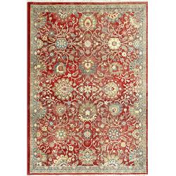 JN7106883300 6 ft. 7 in. x 9 ft. 2 in. Juno 6883 Rectangle Transitional Area Rug - 300 Red