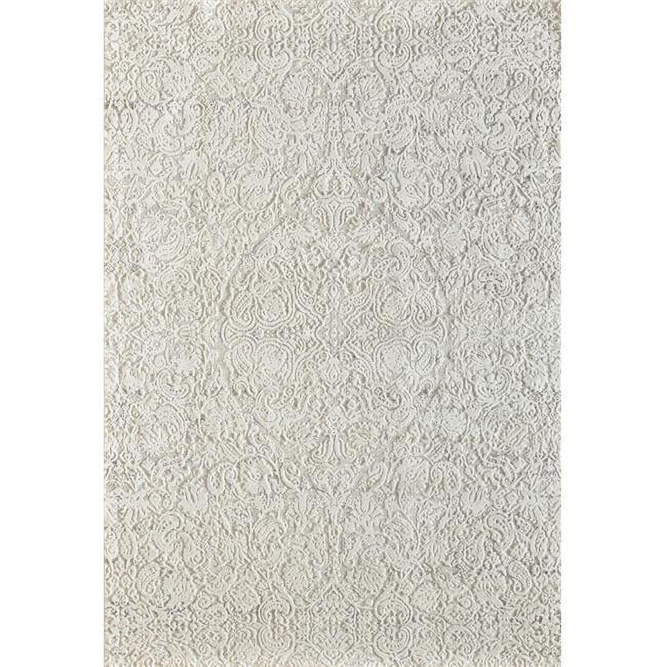 Picture of Dynamic Rugs QU71027040100 6 ft. 7 in. x 9 ft. 6 in. Quartz 27040 Rectangle Traditional Area Rug - 100 Ivory