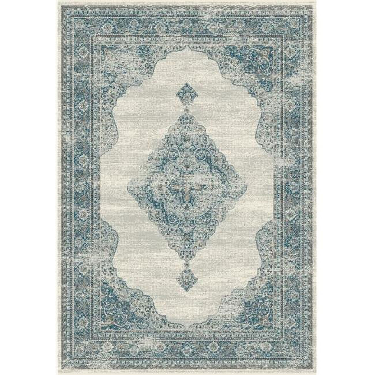 Picture of Dynamic Rugs RG710884166949 6 ft. 7 in. x 9 ft. 6 in. Regal 88416 Rectangle Traditional Area Rug - 6949 Grey & Blue