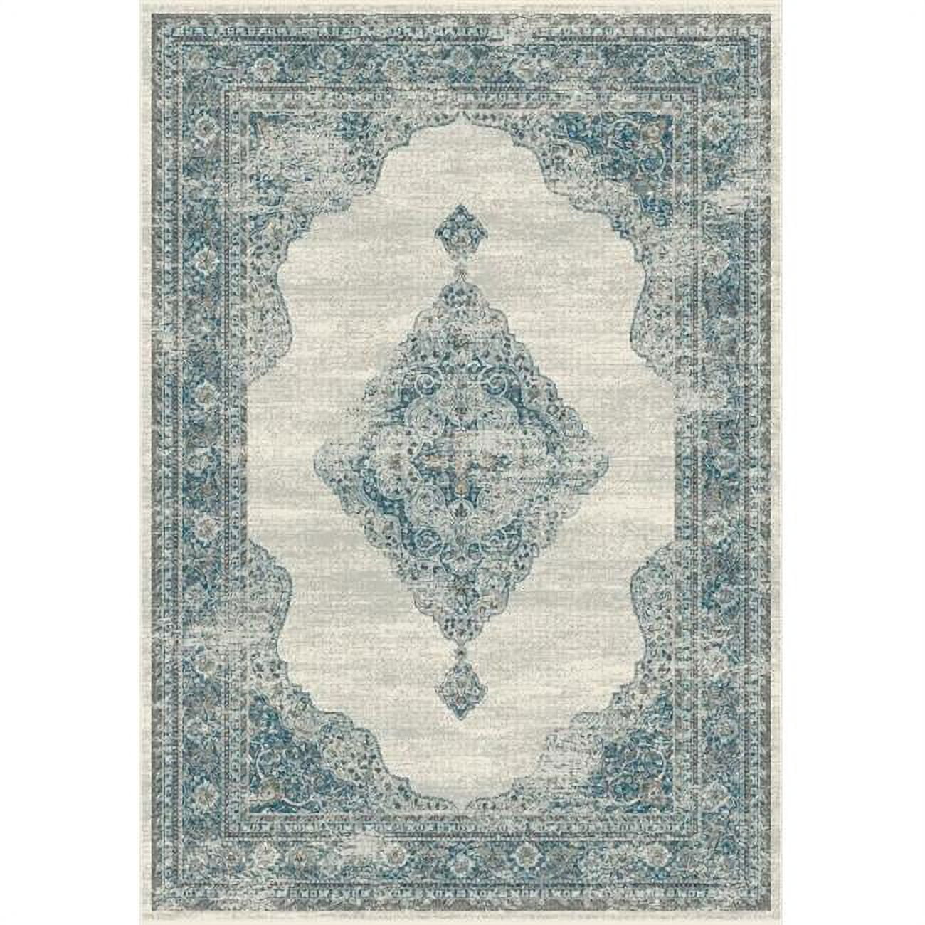 Picture of Dynamic Rugs RG912884166949 7 ft. 10 in. x 10 ft. 10 in. Regal 88416 Rectangle Traditional Area Rug - 6949 Grey & Blue