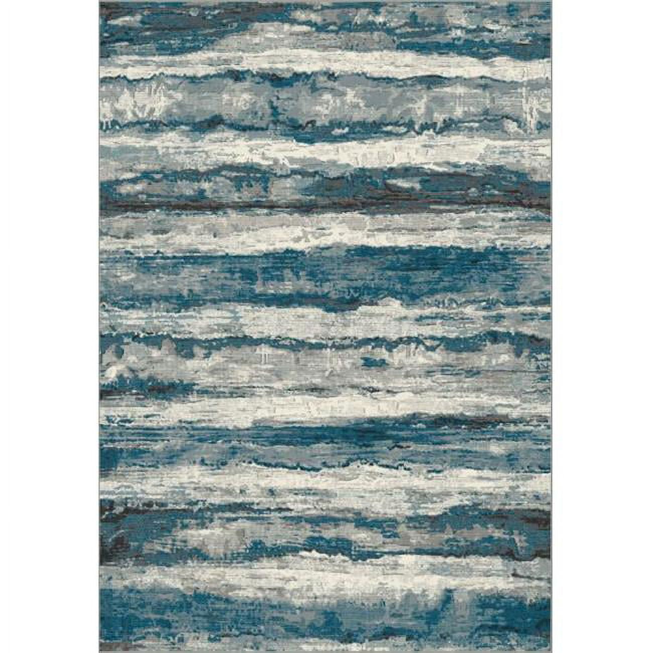 Picture of Dynamic Rugs RG912898015989 7 ft. 10 in. x 10 ft. 10 in. Regal 89801 Rectangle Traditional Area Rug - 5989 Blue & Grey
