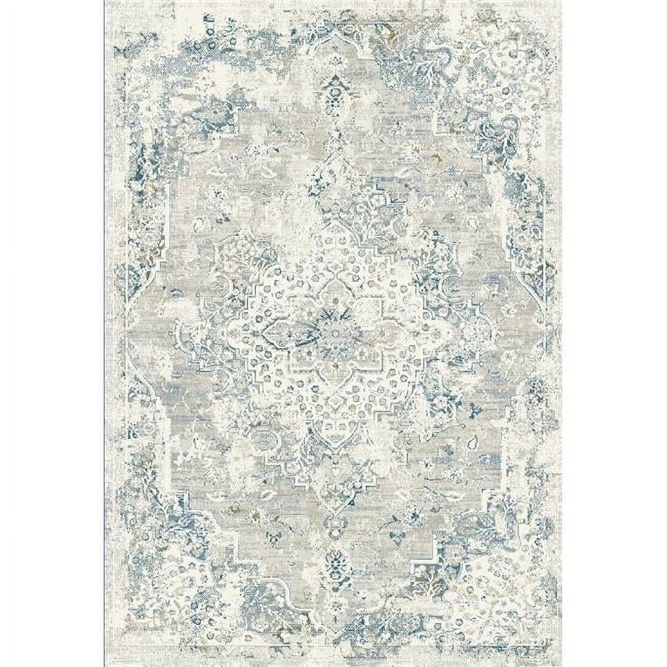 QU101427064195 9 ft. 2 in. x 12 ft. 10 in. Quartz 27064 Rectangle Transitional Area Rug - 195 Ivory & Multi Color