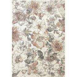 EC69635286747 5 ft. 3 in. x 7 ft. 7 in. Eclipse 63528 Rectangle Contemporary Area Rug - 6747 Cream & Multi Color