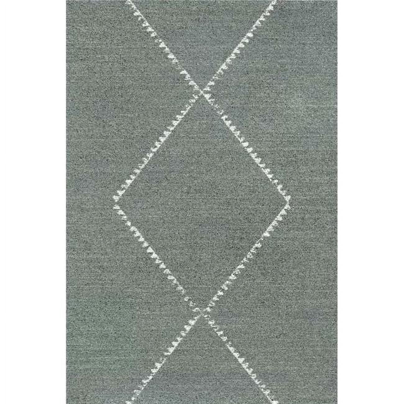 Picture of Dynamic Rugs MR46232294268 3 ft. 11 in. x 5 ft. 7 in. Mehari 23229 Rectangle Contemporary Shag Rug - 4268 Grey