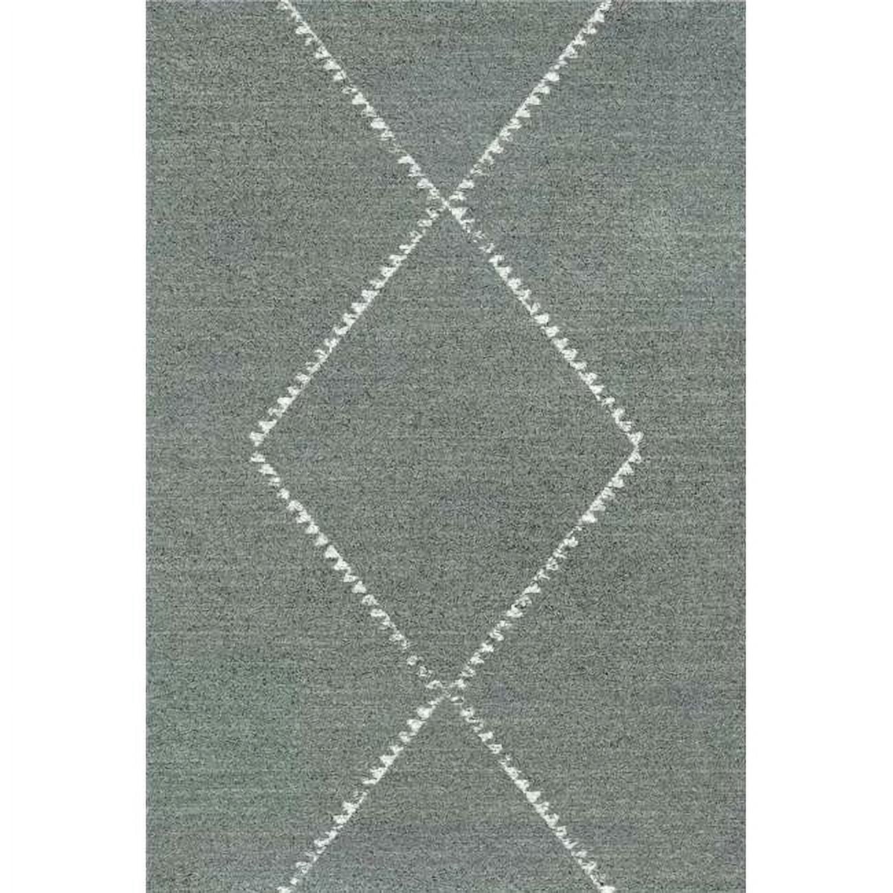 Picture of Dynamic Rugs MR710232294268 6 ft. 7 in. x 9 ft. 6 in. Mehari 23229 Rectangle Contemporary Shag Rug - 4268 Grey