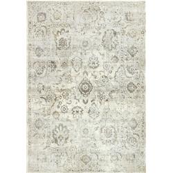 CC10143530190 9 ft. 2 in x 12 ft. 10 in. Castilla 3530 Rectangle Modern Area Rug - 190 Ivory & Grey
