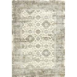 CC10143534109 9 ft. 2 in x 12 ft. 10 in. Castilla 3534 Rectangle Modern Area Rug - 109 Cream & Silver