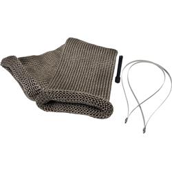 10038 12 in. Titanium Knitted Sleeves Exhaust Wrap