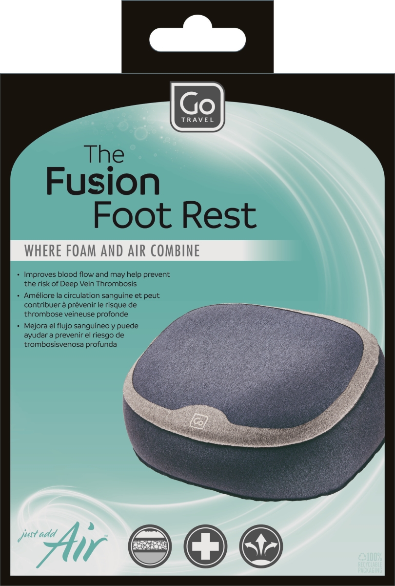 Picture of Go Travel 477.301 The Fusion Foot Rest&#44; Blue