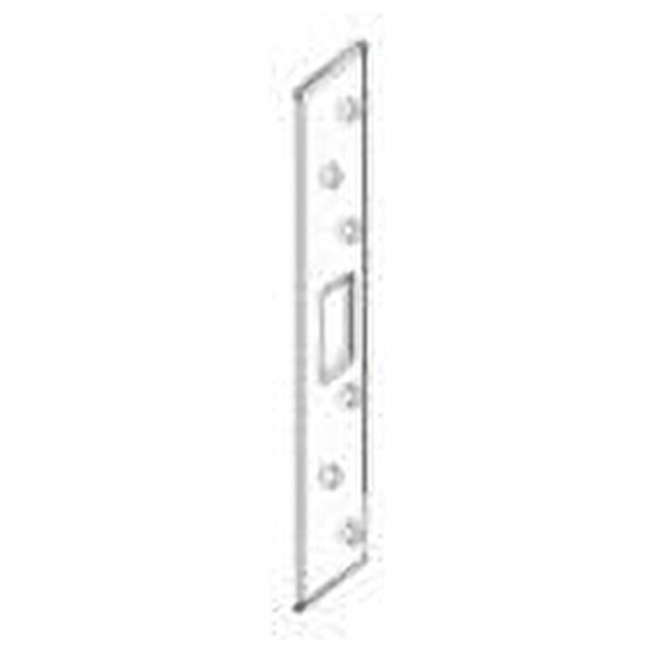 2-SDS-8-SL 8 in. Silver Coated Security Door Strike