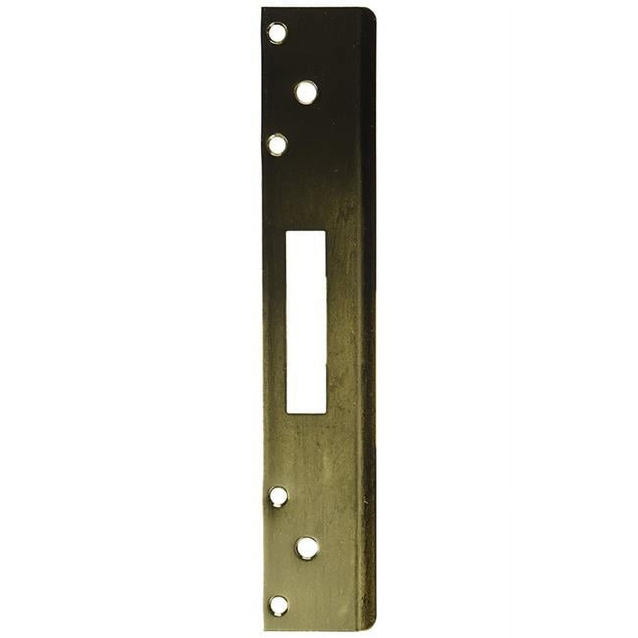 FL 212W4-WH 12 in. Full Lip High Security Strike with 4 in. CTC Latch Holes, White Coated -  Don-Jo Manufacturing, FL 212W4 WH