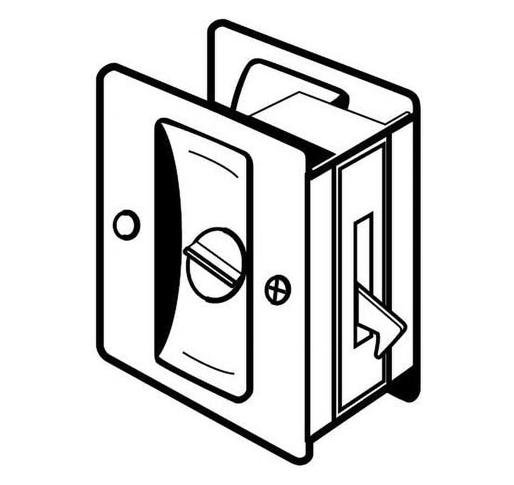 PDL 100-622 Black Passage Door Lock Pull - Black